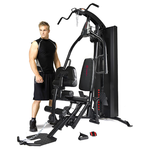 Gimnasio en casa Marcy Eclipse HG7000 con prensa de piernas